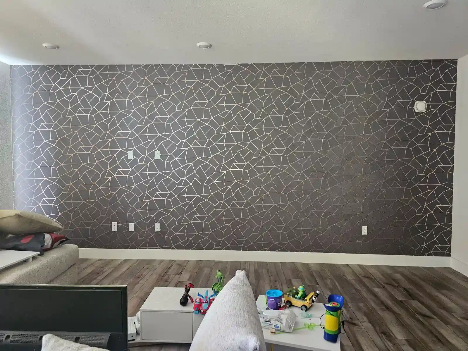 Historic home wallpaper restoration in a Denver period property